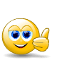Laid Back Thumbs Up Emoticons