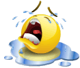 Crying A Puddle Emoticons