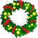 Christmas Wreath Emoticons