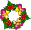 Christmas Wreath Emoticons