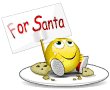 "for Santa" Smiley Face Emoticons