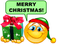 "merry Christmas" Smiley Face Emoticons