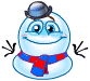 Smiling Waving Snowman Emoticons