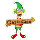 "happy Christmas" Elf Emoticons