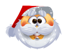 Santa Whistling Emoticons
