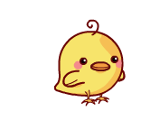 Baby Chicken Losing One Eye Emoticons