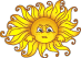 Sun With Clouds Emoticons