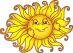 Happy Sun Emoticons