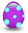 Easter Egg With Dots Emoticons