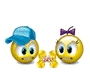 Two Emoticons Fighting Emoticons