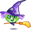 Halloween Witch Emoticons
