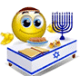 Emoticon Celebrating Hanukkah Emoticons