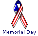 Memorial Day Ribbon Emoticons