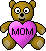 Little Bear With Heart Emoticons