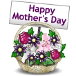 Happy Mother’s Day Basket Emoticons