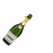 Champagne Bottle Opening Emoticons