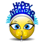 New Year 2012 Banner Emoticons
