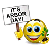 Arbor Day Emoticons