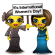 International Women’s Day Emoticons