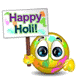 Happy Holi Emoticons