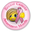 Breast Cancer Awareness Month Emoticons