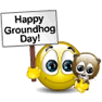 Happy Groundhog Day Emoticons