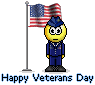 Happy Veterans Day Emoticons