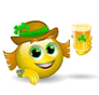 Emoticon Celebrating With Beer Emoticons