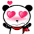 Bear With Heart Eyes Emoticons