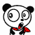 Panda Bear Shocked Emoticons