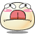 Bunhead Face Blowing Raspberry Emoticons
