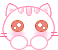 Cute Cat Scared Emoticon Emoticons