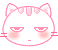Unimpressed Cute Cat Smiley Face Emoticons