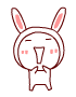 Happy Dancing Cute Rabbit  Emoticons