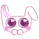 Cute Rabbit Looking Worried Emoticons