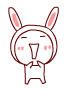 Happy Cute Rabbit Is Dancing Emoticons