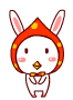 Cute Rabbit In Hat  Emoticons