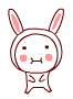 Cute Rabbit Clapping Emoticons