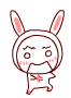 Angry Cute Rabbit Clapping Emoticons