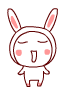 Cute Rabbit Spinning Around Emoticons