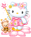 Hello Kitty With Magic Wand Emoticons