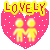 Lovely Heart Couple Kissing Emoticons