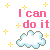 I Can Do It Rainbow Cloud Emoticons