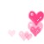 Pink Heart Flying In Circle Emoticons
