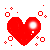 Red Heart With Popping Sparkles Emoticons