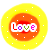 Love Inside Red Yellow Circle Emoticons