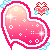 Dropping Pink Heart Emoticon Emoticons