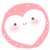 Cute Heart With Smiley Face Emoticons