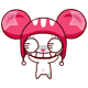 Mouse Girl With Money Eyes Emoticons