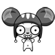 Mouse Girl In Trouble Emoticon Emoticons